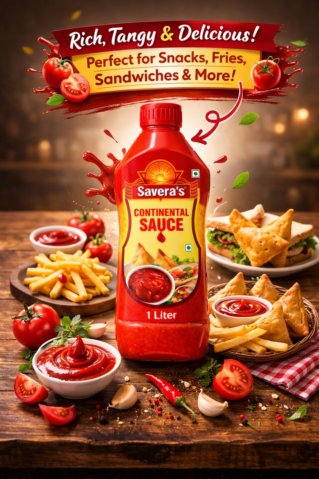 Continental Sauce (1kg Bottle) view 4